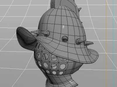 Gladiator Helmet 3D model