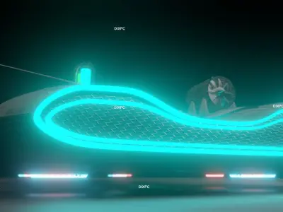 UFO Car v1 by DIXPC 3D model