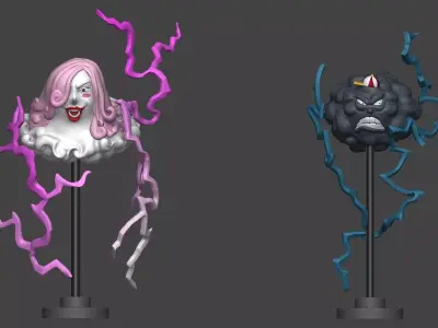 Zeus and Hera Figures - Big Mom - Charlotte Linlin One Piece 3D print model