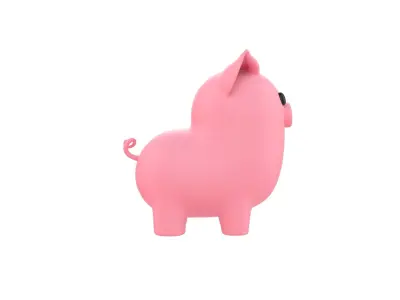 Pig Character 3D model