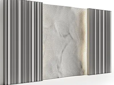 Ripple wall 3D model