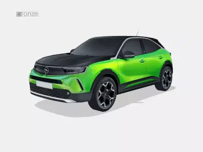 Opel Mokka-e 2021 Low-poly 3D model