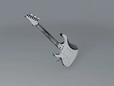 Ibanez JPM100 P1 John Petrucci model guitar Free 3D model