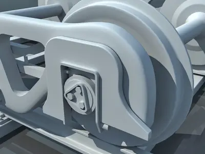 Train Wheels 1 3D model