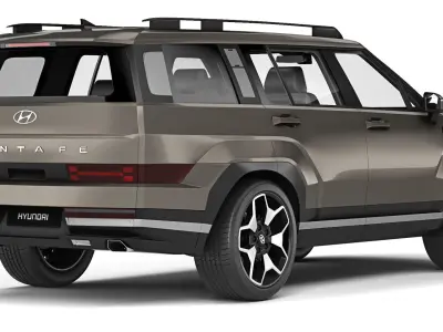 Hyundai Santa Fe 2024 3D model