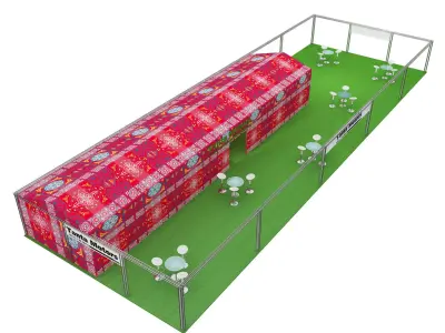 Booth Exhibition Stand a399d 3D model