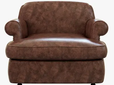 Baxter CHARLOTTE LONGE ARMCHAIR 3D model