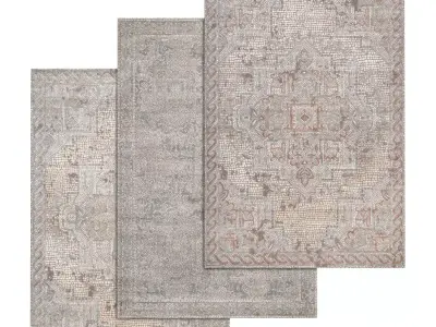 Rug Set 1537 3D model