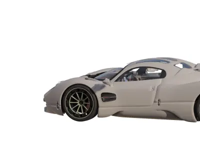 Pagani Utopia with interior  3D model