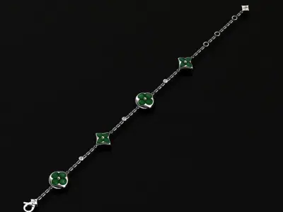 Louis Vuitton-Bracelet 3D print model