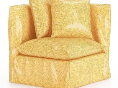 Gervasoni GHOST 07 Low-poly 3D model