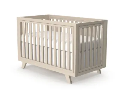 Baby Cribs v2 Low-poly 3D model