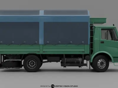 SNVI Sonacome K120 Truck 3D model