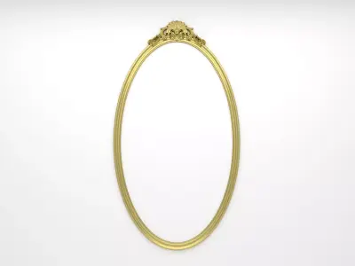 Frame mirror 3D model 02 3D model