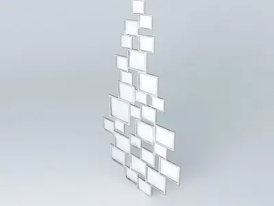 Decorative Mirror Dining Room Free 3D model