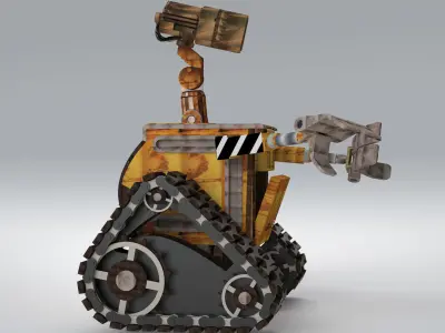 PostApocalyptic  Cleanup Robot Mechanical 3D Model SolidWorks  3D model