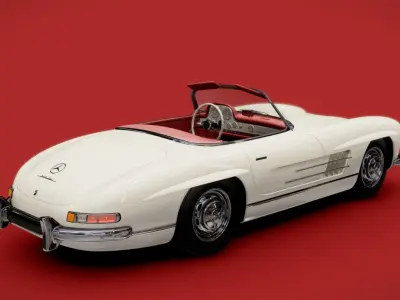Mercedes Benz SL300 roadster 3D model