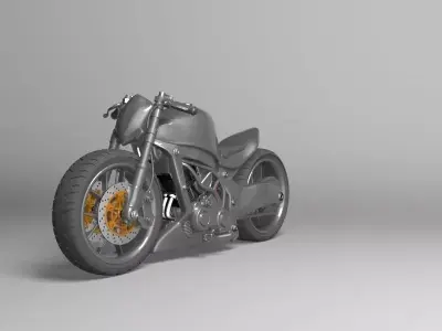 Kawasaki Ninja Street Fighter 3D model