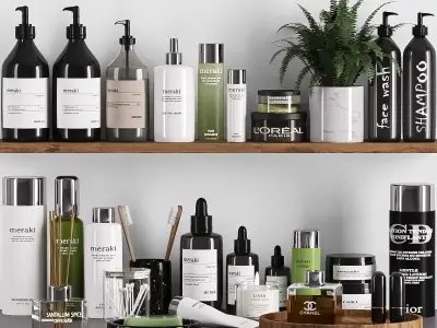 Bathroom accessories 3D Model Collection