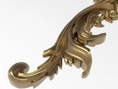 decorative pattern ready for 3D printing 3D model 7