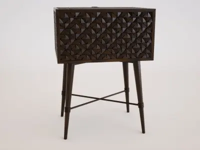 ARLOV II - Auxiliary Table Low-poly 3D model