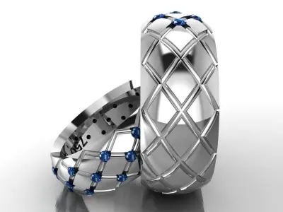 ring set 21 collection1 3D print model