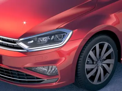 Volkswagen Golf Sportsvan 2018 3D model