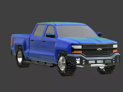 2018 CHEVY SILVERADO TRUCK 3D print model