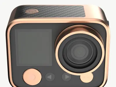 Action camera 3D model