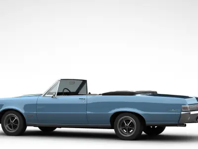 Pontiac GTO Convertible 1965 3D model