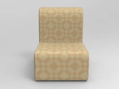 Hoppi Sofa Low-poly 3D model
