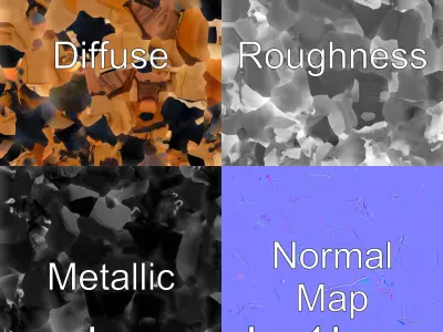 Victorian High Heel Boots model pack Low-poly 3D model