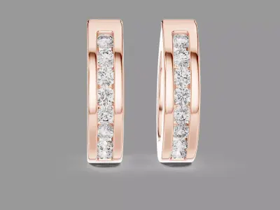  Diamond Hoops 3D print model