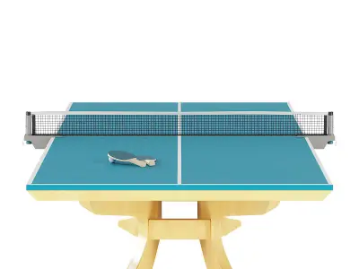 Professional tennis table SAN-EI Infinity Rio 3D model
