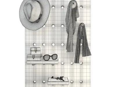 Shelves For Clothing Accessories 3D model