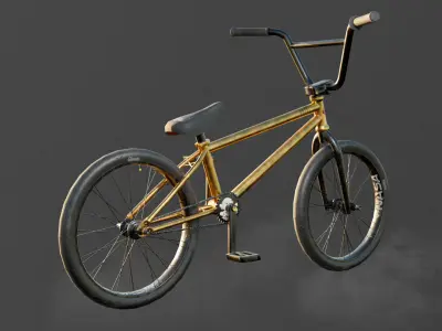 Bicycle - BMX Low-poly 3D model