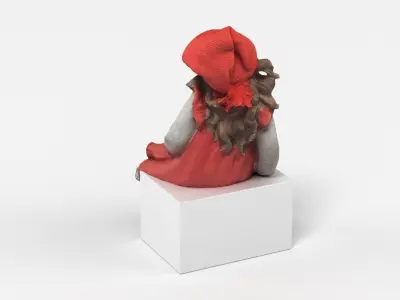 Girl Figurine 3D model