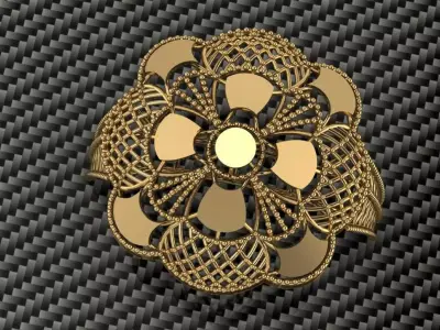 Bueatyfull women light wait rings  3D print model