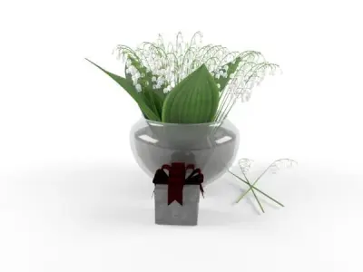Lily of the valley 3D model