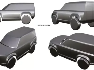 Landrover Defender 90 Alias Model Form 3D model