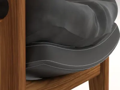 Poltrona Tete -Sergio Rodrigues 3D model