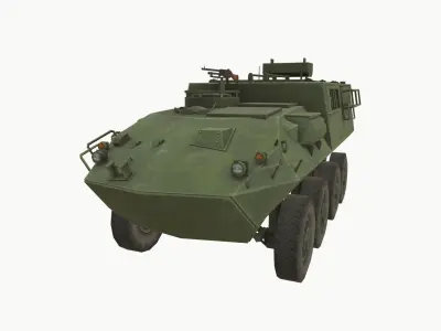 LAV Bison Low-poly 3D model