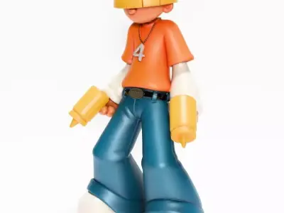  Numbuh 4 Wallabee Wally Beetles Kids Next Door toy 3D print model