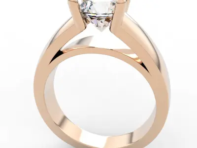 Unique Engagement Rings 3D print model
