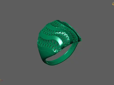 Plain Ring Women Ready STL 3DM Models Womens Rings 3D models 3D print model 58
