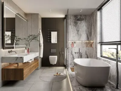 Bathroom 58 3D model