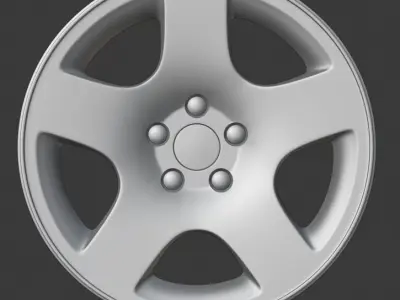 Audi A8 Rims 3D model