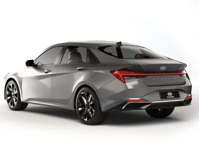 Hyundai Elantra 2021 3D model