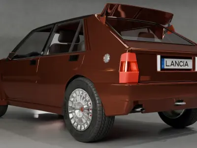 Lancia Delta HF Integrale Evoluzione 3D model