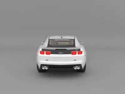 Chevrolet Camaro 2016  in high quality   Low-poly 3D model
